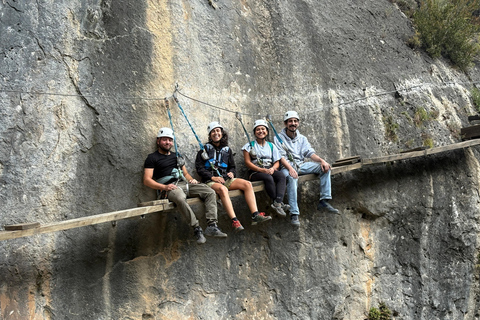 Madrid: Guided Climbing Excursion on Via Ferratas. Madrid: Guided Via Ferrata Climbing Excursion.
