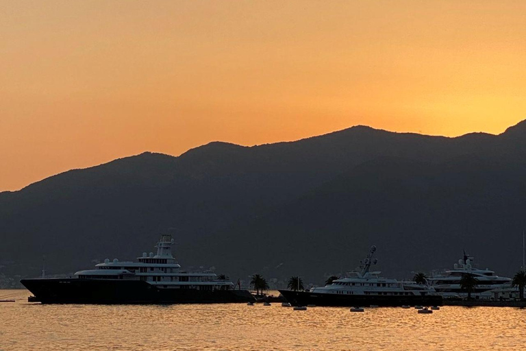 From Budva: Cable car ride and Tivat sunset
