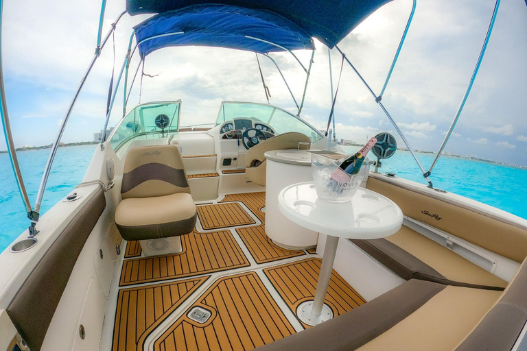 Private Yacht: A walk through the turquoise waters or watch the sunset