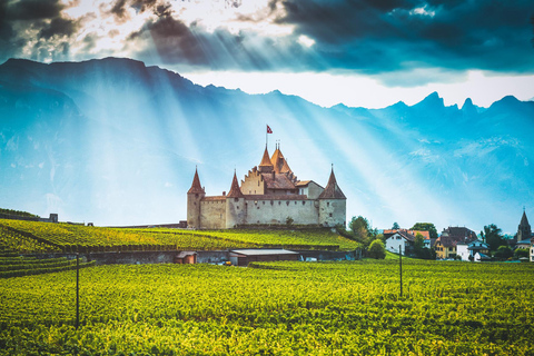 Voyage privé : Interlaken&gt; Château d&#039;Aigle, vignobles et Montreux