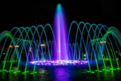 Delhi: Evening at Akshardham With Light Show &amp; Local DinnerAkshardham Water &amp; Light Show With Car + Guide