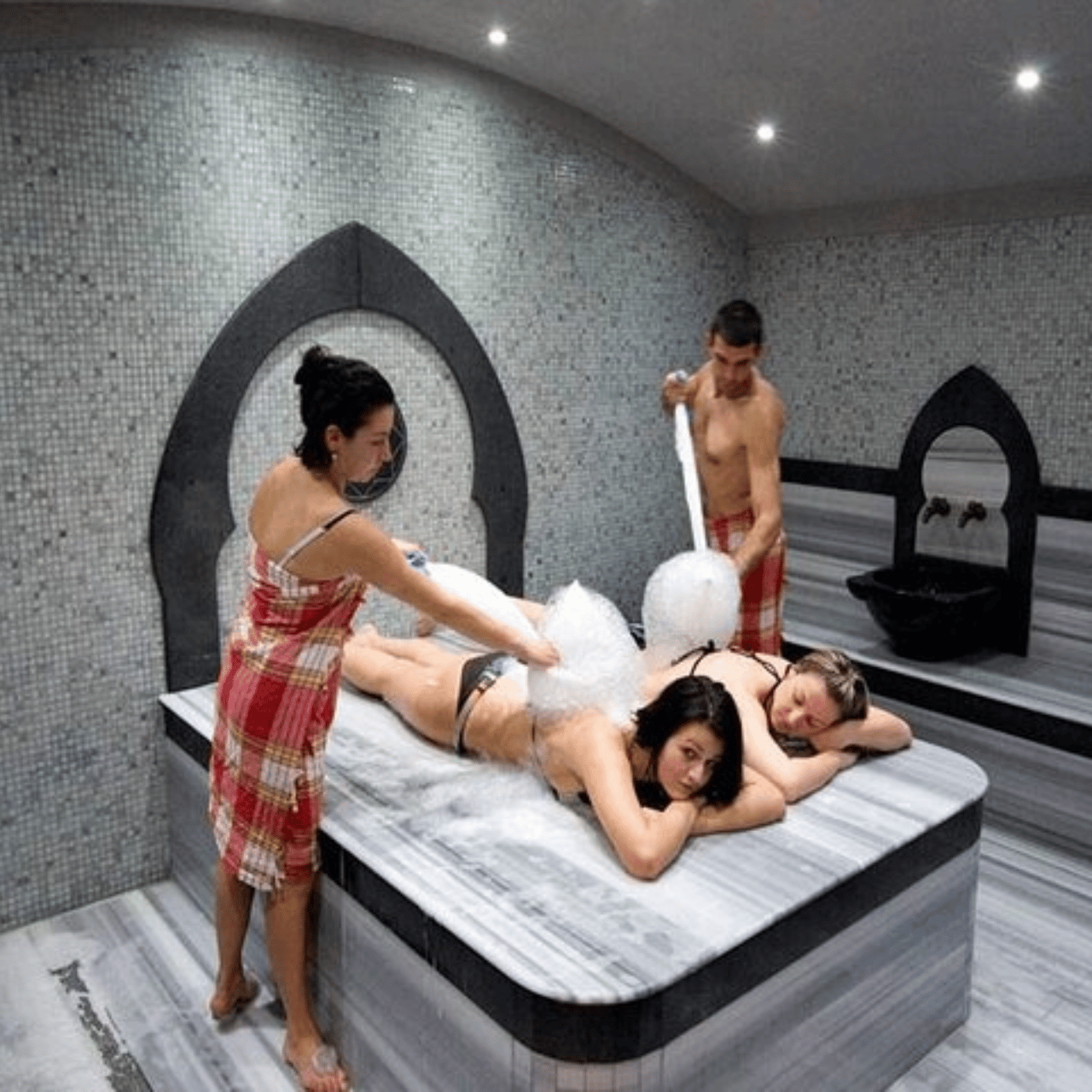 Kemer: Hammam, Sauna, klassische Massage und Bali-Massage mit Transfer