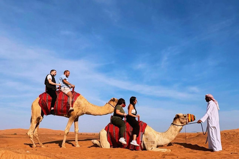 Safári privado no deserto, passeio de camelo e manobras radicais nas dunas