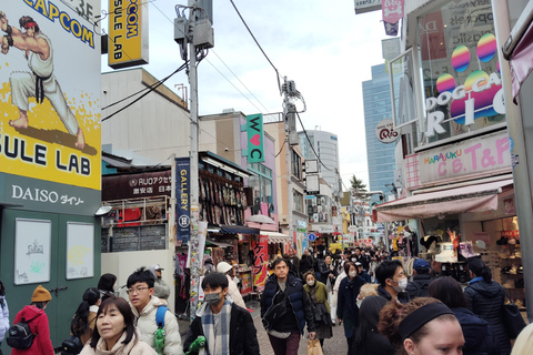 Tokyo : Visite guidée de la rue Takeshita de Harajuku avec des sucreries