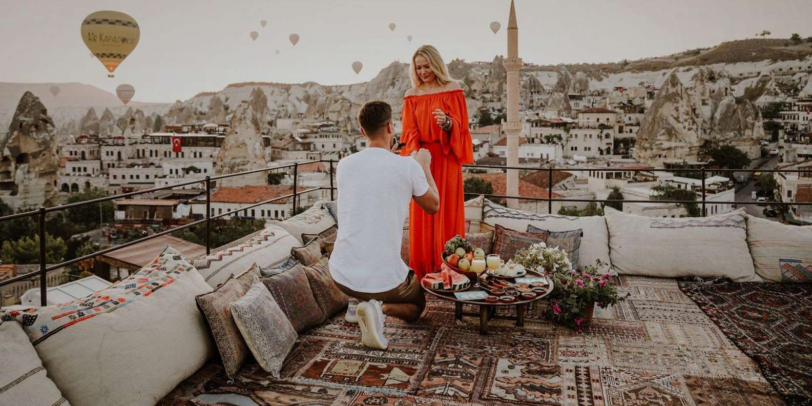 Demande en mariage surprise et fiançailles en Cappadoce GetYourGuide