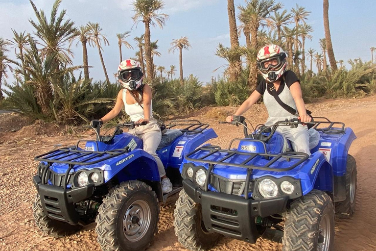 Marrakech : Excursion dans le désert d'Agafay en quad, à dos de chameau et au bord de la piscine avec déjeuner