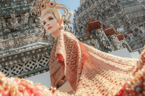 Thai Costume Photoshoot Wat Arun/Wat Pho Option & Boat Trip 1Day ThaiCostume+2hr photographer Wat Arun+Wat Pho+Boat Trip
