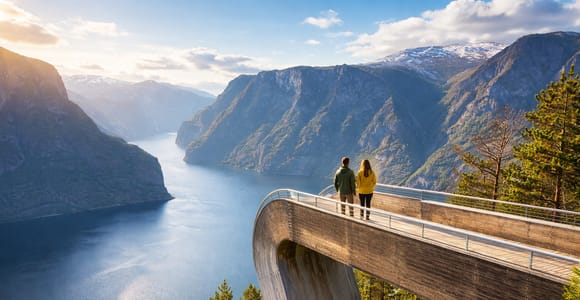 Bergen: 2-Fjord Loop Tour, Seasonal Snow Road & Stegastein