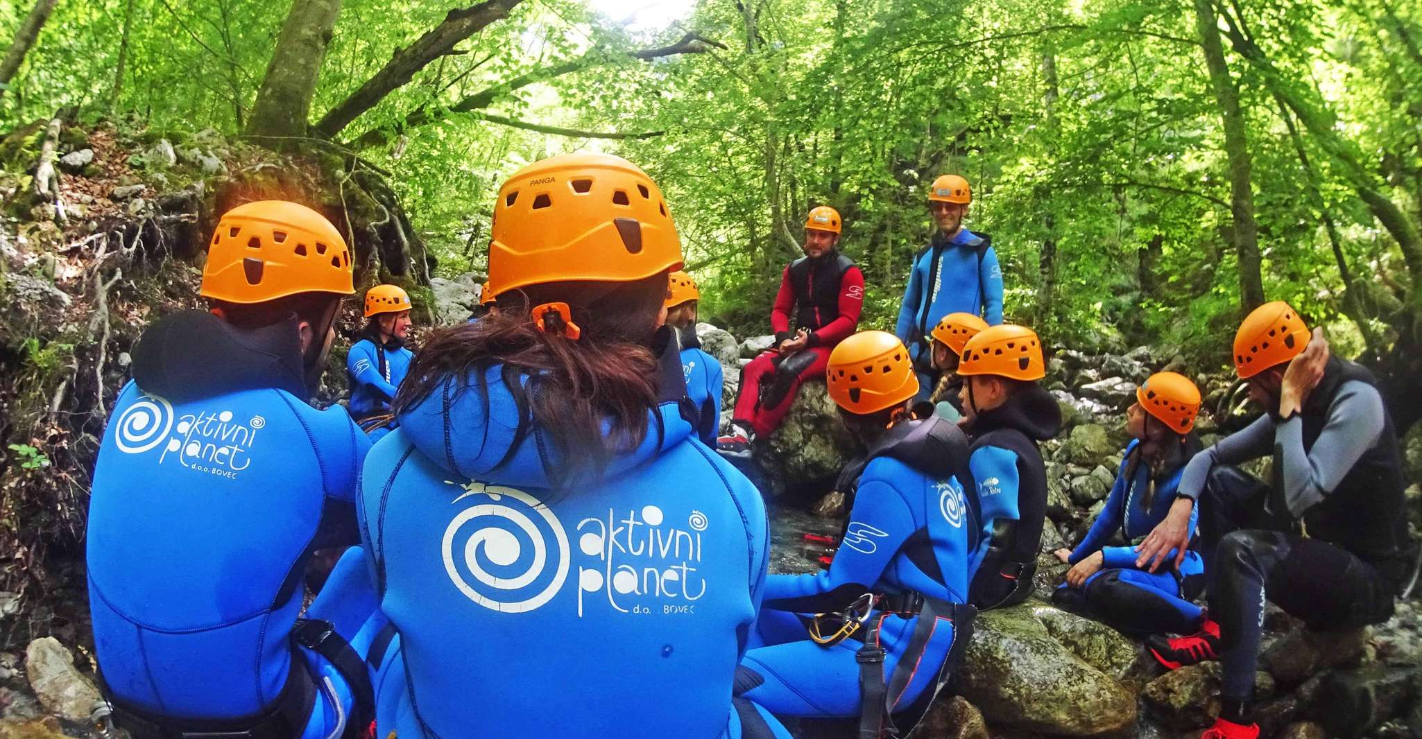 Bovec, canyoning in natural aqua park Sušec - Housity