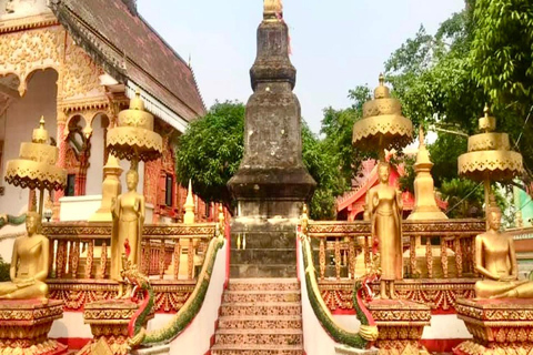 Vang Vieng: Escalada e Balão (Partida de Vientiane)participar no passeio (com ingresso e balão)