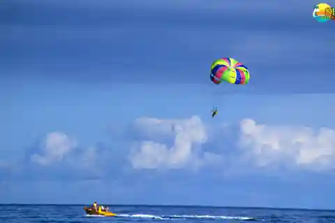 Parasailing in Baga