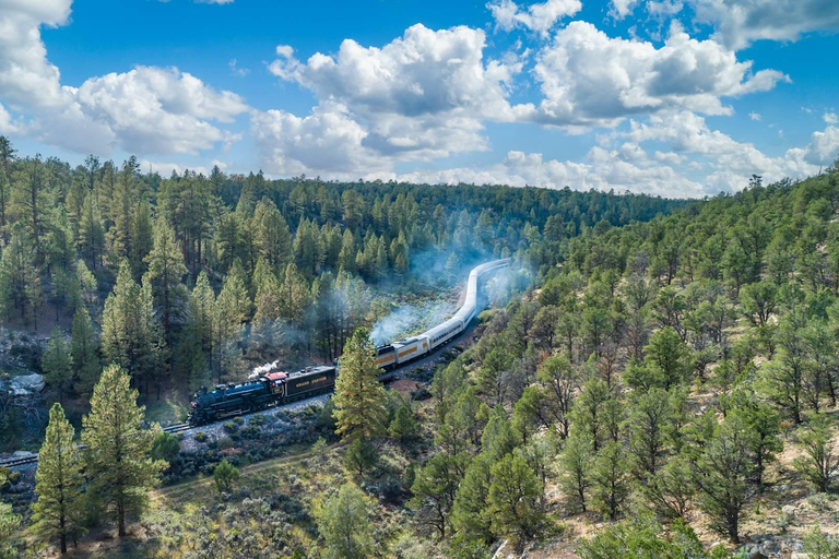 From Williams: Grand Canyon Railway Round-Trip Train Ticket Round Trip Coach Ticket