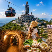 HCM City: Black Virgin Mountain, Cao Dai temple & Cu Chi