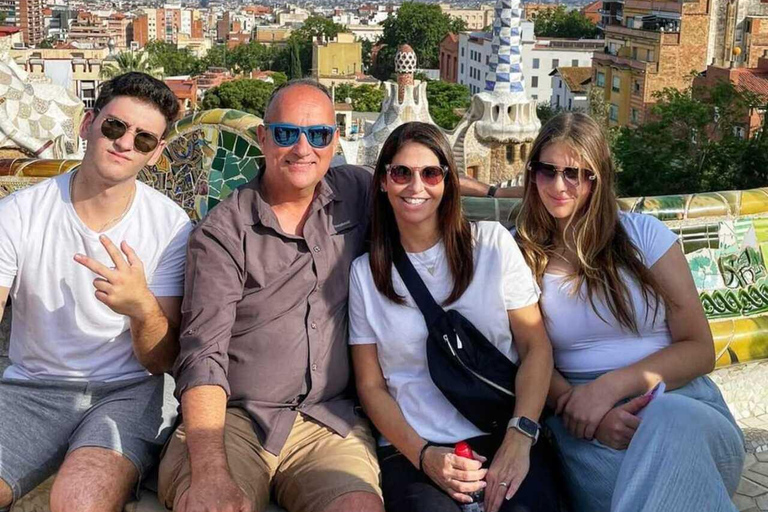 Barcelone et le Parc Güell : Visite d&#039;une demi-journée privée avec prise en chargeBarcelone et le Parc Güell : Visite privée d&#039;une demi-journée avec prise en charge