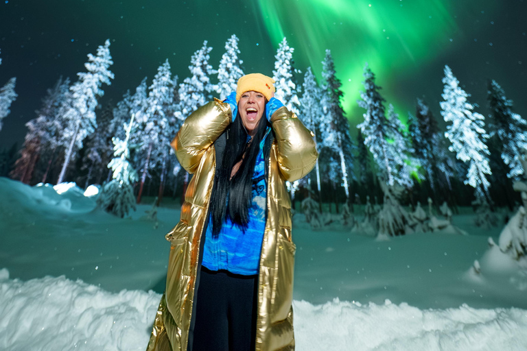 Rovaniemi: Guaranteed Northern Lights Photo Tour Guaranteed Northern Lights Photo Tour with Van (2-8 people)