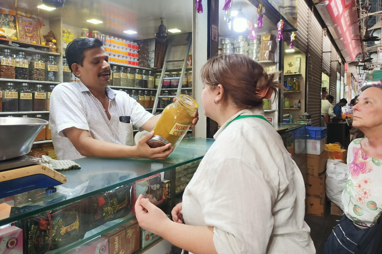 Excursão ao mercado de Mumbai