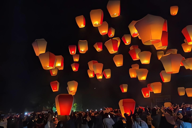 Taipei: Jiufen, Shifen Sky Lanterns & Keelung Nightmarket Hotel pickup & Bilingual guide