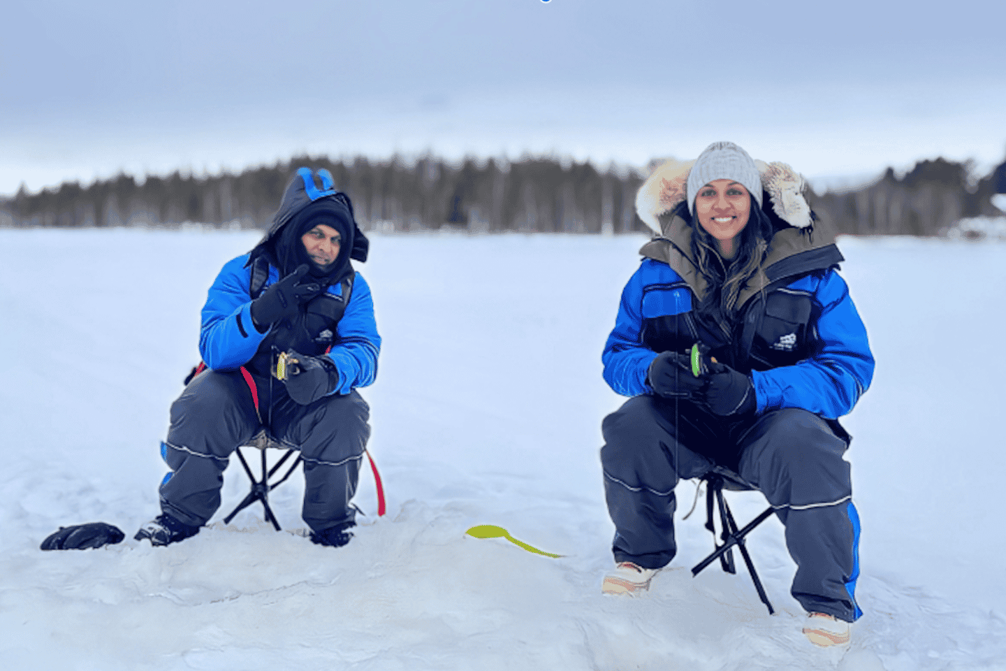 罗瓦涅米冰钓烧烤小团游