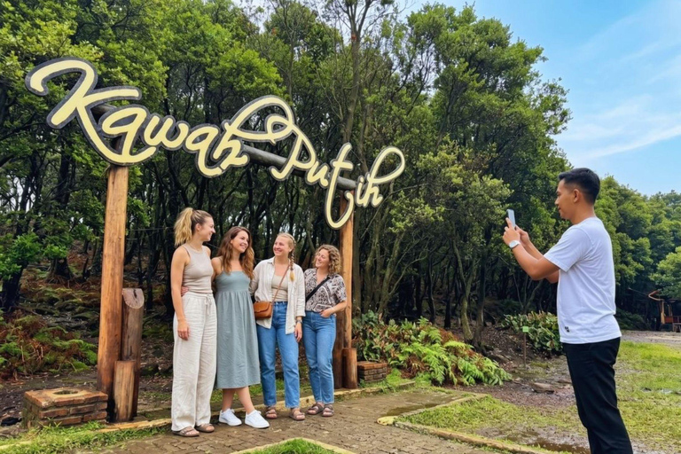 Jakarta: White Crater, Sky Bridge & Hot Springs Premium Tour Bandung: White Crater, Bridge & Hot Springs Tour