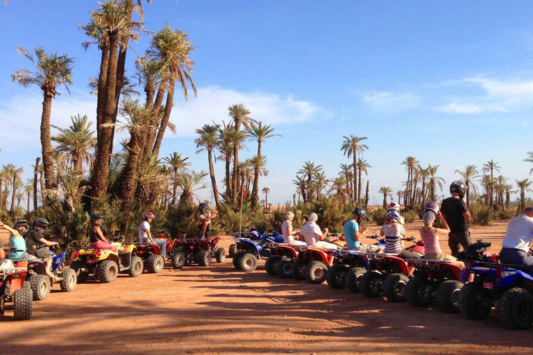 Marrakech: Palmeraie Quad Bike Desert Adventure