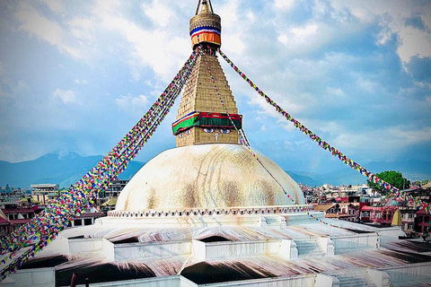 Bhaktapur en Boudhanath Stupa