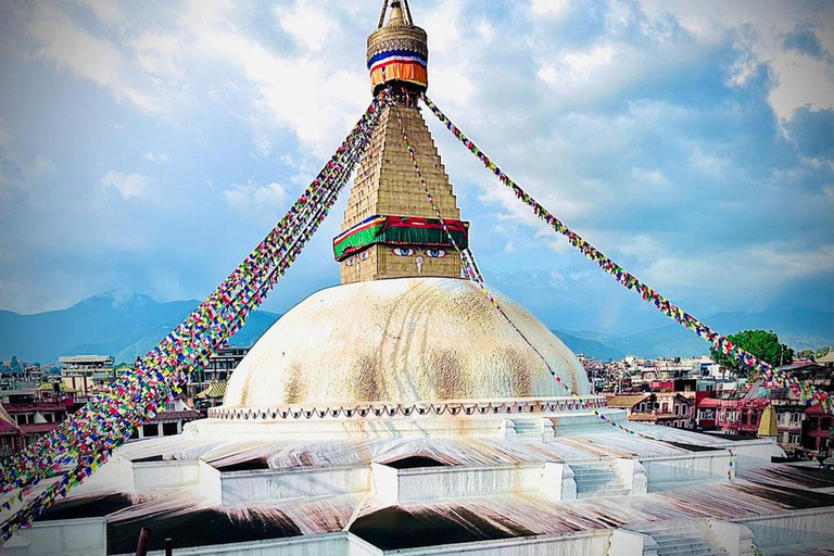 Bhaktapur en Boudhanath Stupa