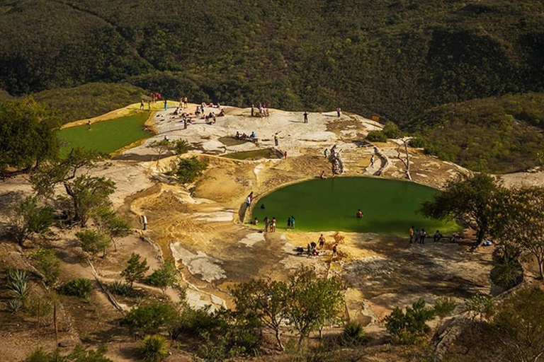 Oaxaca: Hierve el Agua - naturliga källor och kulturell rundtur