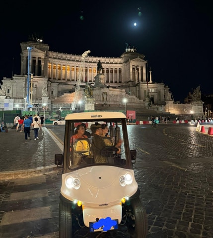 Rome: Nocturnal Golf Cart Tour