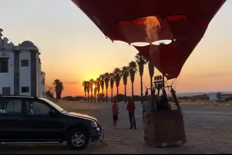 Alentejo: Private Heißluftballonfahrt zum Sonnenaufgang