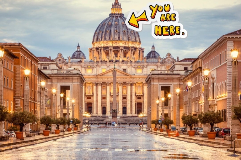 St. Peter's Dome Climb, Basilica & Catacombs Tour in Spanish