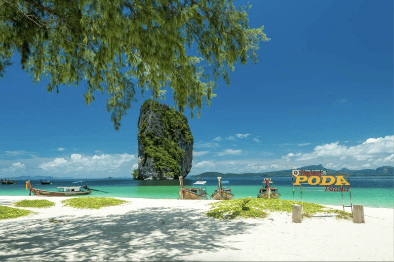 Krabi: 4 Islands Day Trip by Longtail Boat or Speedboat