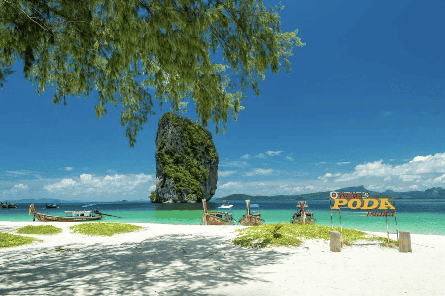 Krabi: 4-Insel-Tagestour mit dem Langheckboot oder Schnellboot. Foto: GetYourGuide