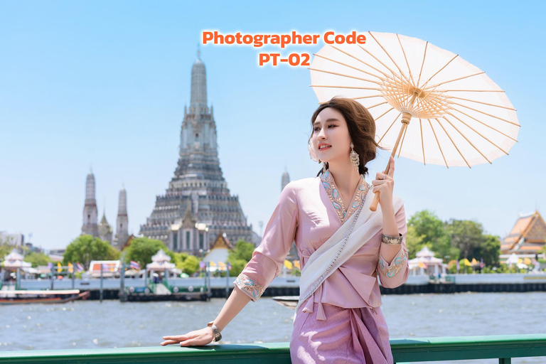 Professional Thai Costume Photography at Wat Arun, Bangkok 1 Hour Photography (per person) at Wat Arun