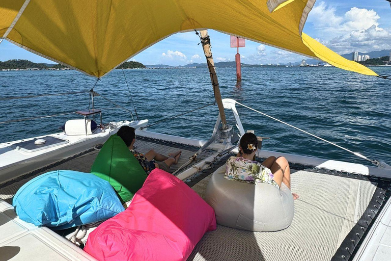 Kota Kinabalu: Catamaran Snorkel & Sailing Tour with Meal Catamaran Afternoon Session
