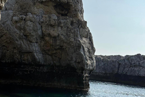 Lindos, Pefkos : Croisière en bateau avec baignade et plongée en apnée, tout comprisCroisière en bateau à partir de Kiotari