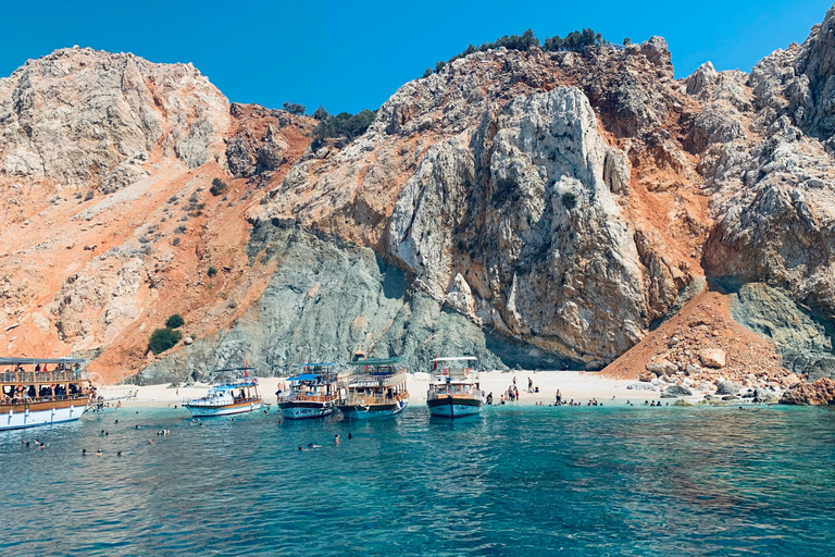 From Antalya: Scenic Guided Boat Trip to Suluada with Lunch