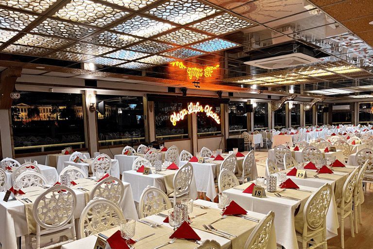 Istanbul: New Year&#039;s Eve Bosphorus Cruise with Dinner OptionVIP Dinner Menu, Alcoholic Drinks, and Hotel Transfer