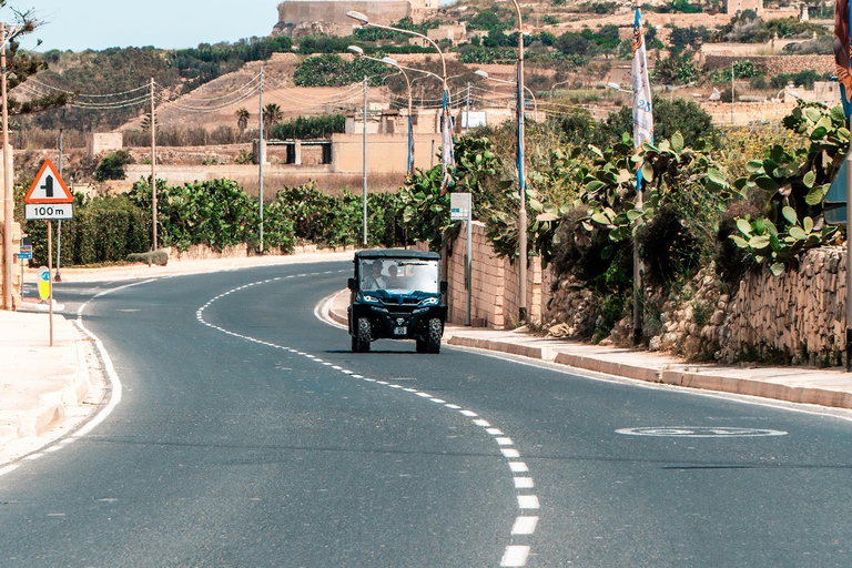 Z Malty: Gozo 4x4 Buggy Tour z lunchem i transferamiZ niemieckojęzycznym pilotem wycieczki