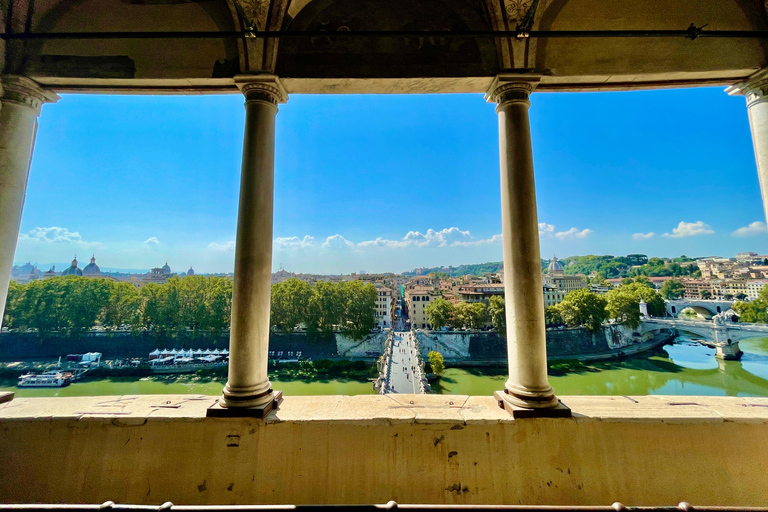 Castel Sant'Angelo - De tombe van Hadrian Privé rondleidingRome: 2 uur durende privétour Castel Sant'Angelo