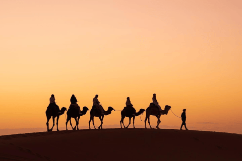 Marrakesh naar Fez: 3-daagse Sahara-avontuur en kameeltochtPremium woestijnavontuur