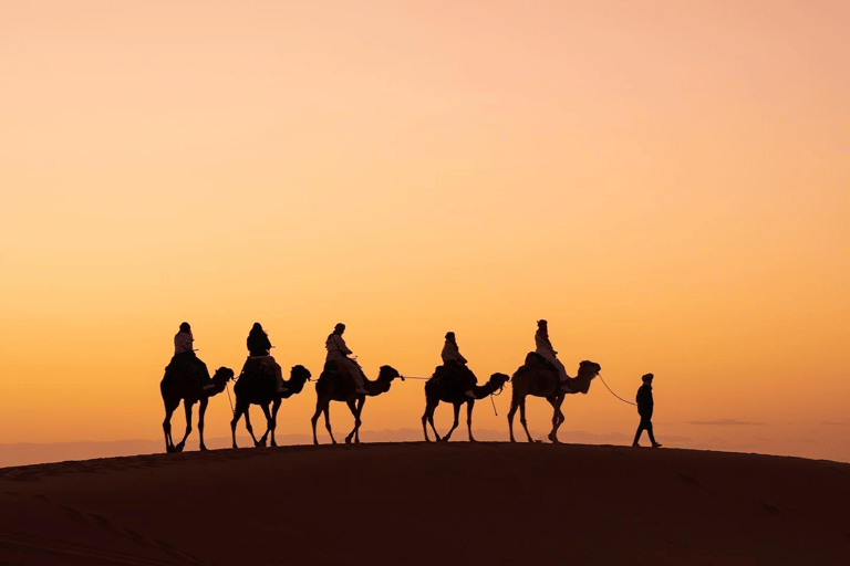 Marrakesh naar Fez: 3-daagse Sahara-avontuur en kameeltochtPremium woestijnavontuur