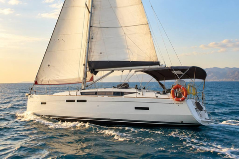 Chipiona: Private Yacht Charter with Swimming Stops