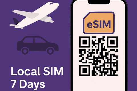 Tbilisi: Unlimited eSIM + City Transport Card &amp; Guidebook
