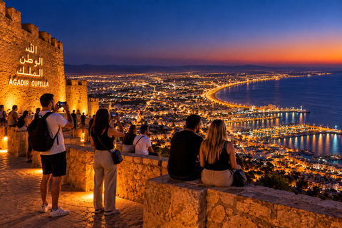 Agadir: Panoramic Night Cable Car Round-Trip Experience Agadir: Panoramic Night Cable Car Round-Trip Ticket
