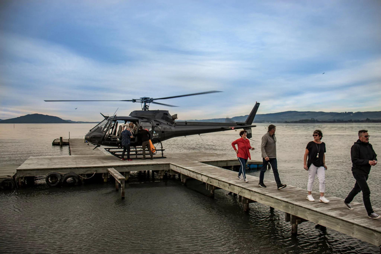 Rotorua: Lądowanie na wulkanie i wycieczka helikopterem do parku geotermalnego