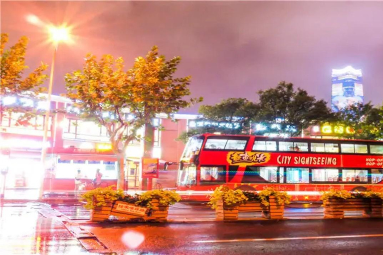 Shanghai Hop-on Hop-off Double-Decker Sightseeing Bus Shanghai Hop-on Hop-off Bus 1-Day Pass