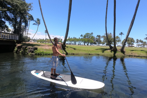 Hilo: visite guidée de la baie de Hilo et de l'île CoconutVisite guidée en SUP de Hilo Bay et Coconut Island