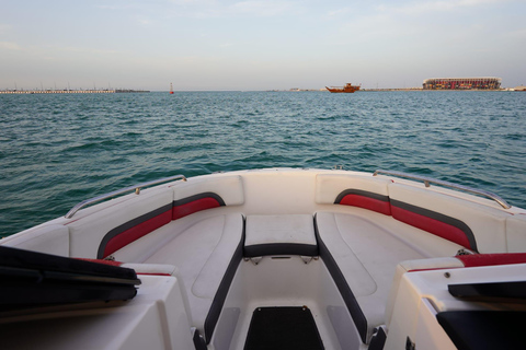 Doha: Private Jet Boat Trip - with Water Activities Doha: Private Jet Boat Trip (1 hour)