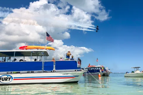 Key West: NAS Air Show Blue Angels Viewing Boat Tour