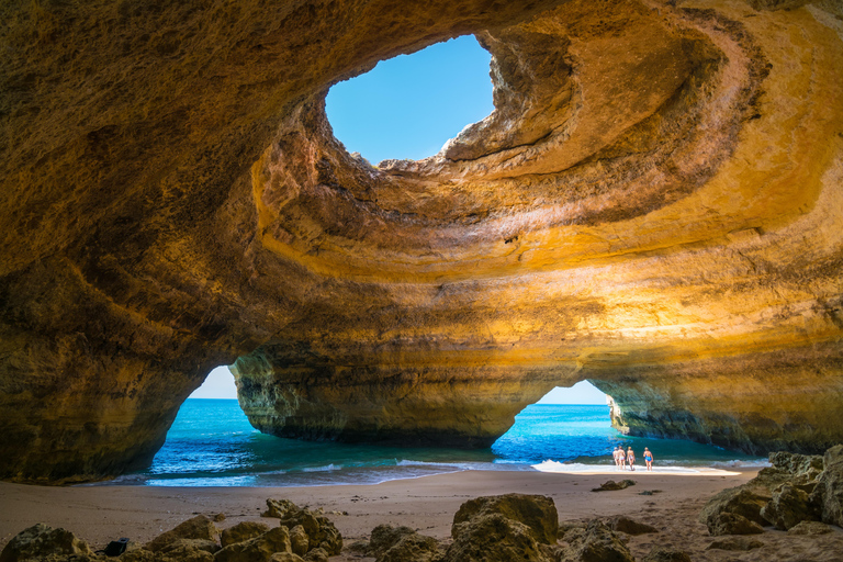 Albufeira - Benagil Caves & Dolphins Boat Tour with Transfer